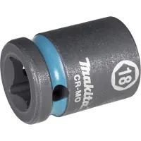 Makita Chiave a bussola E-16140 Impact Black 1/2inch O.D.18mm corto