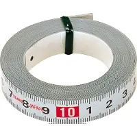 Tajima Maßband, Stahl Bandmaß PIT50, selbstklebendes Messband; Länge 5 m, Breite 13 mm