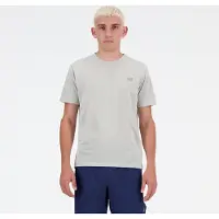 New Balance Athletics Run S/S Maglia da corsa Uomo (M, grigio)