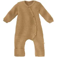 Disana Kid's Strick-Overall Tuta outdoor Bambini (62/68, beige)