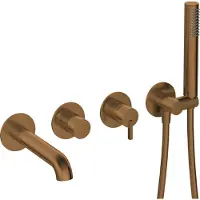 Deante 4-Hole Concealed Bath Mixer