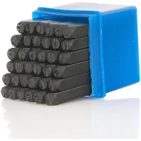 GEKO Fustelle per lettere e numeri, set di 36, 6 mm - G01816