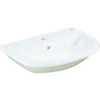 GROHE Lavabo da incasso BAU KERAMIK 1 foro per rubinetto, con sfioratore 560 x 400 mm bianco alpino