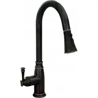 REA Rubinetto da Cucina Deco Old Black High
