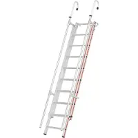 Hymer Scala a pioli da appendere Scala scorrevole Scala da appendere per scaffali 2x9 pioli