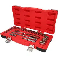 Ks Tools 1/2" CHROMEplus set di chiavi a bussola, 24 pz.