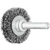 PFERD TOOLS Spazzola rotonda non annodata RBU filo d'acciaio con albero