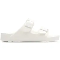 Birkenstock Kid's Arizona Eva Sandali Bambini (33 - Narrow, grigio/bianco)