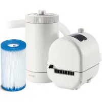 Intex 26634 Pompa per piscina a filtrazione a cartuccia ad alte prestazioni con tecnologia di idro-aerazione - 9463 l/h
