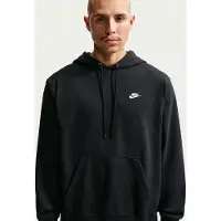 Nike Club French Terry Pullover Hoodie Felpa con cappuccio Uomo (XL, nero)