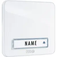 M-E MODERN-ELECTRONICS Campanello a pulsante KTA 1 famiglia bianco (KTA-1 W)