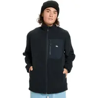 Quiksilver Clean Coast Full-Zip Giacca in pile Uomo (S, nero)