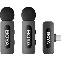 Boya BY-V20 V2.0 Microfono lavalier Wireless per USB-C - 2 x TX e 1 x RX
