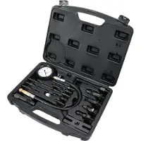 YATO Kit per test di compressione diesel, 16 pezzi, fino a 70 bar
