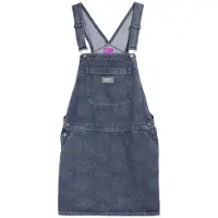 Oxbow - Vestito salopette in jeans casual - Motel Dresses W Dark Grey per Donne in Cotone - Taglia L - Blu navy