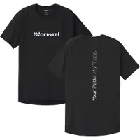 Nnormal Race T-Shirt 02 Maglia da corsa Uomo (S, nero)
