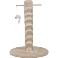 Zolux : Tiragraffi bicolore per gatti, color beige, con giochi