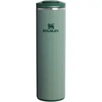 Stanley The Transit Fliptop Mug 16oz, Hammertone Green 10-13062-020 tazza termica con coperchio richiudibile, 470 ml