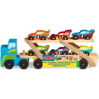 Melissa & Doug Auto Tiy Wooden Vehicles Carrier 806254
