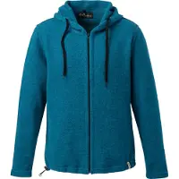 Mufflon Kian Felpa di merino con cappuccio Uomo (S, blu)