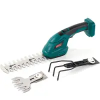 Nac TA-BL-LI-20V - Forbici per arbusti a batteria (20 V, senza batteria, senza caricabatterie, tosaerba, 100 mm, batteria da 200 mm, diametro di taglio massimo di 8 mm)