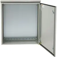 Vevor Armadio elettrico 60x60x20cm Custodia da esterno NEMA 4 IP65 impermeabile e antipolvere Acciaio al carbonio laminato a freddo con cerniera per uso esterno e interno con protezione antipioggia