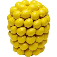 Kare Vaso succo di limone, altezza 40 cm, Ø 31 cm, porcellana, giallo