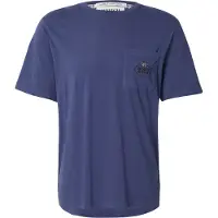 Scotch & Soda Garment Dyed Ss Pocket Tee Peacoat Taglia: L | T-shirt Outlet | Uomo