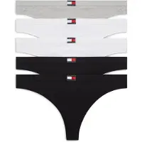 Tommy Hilfiger Underwear String grigio sfumato / nero / bianco
