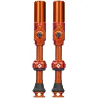 Muc Off Tubeless Valves Big Bore Hybrid Valvola per bicicletta (45 mm, orange)