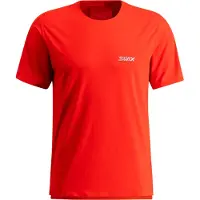 Swix Position Tee Maglia da corsa Uomo (L, rosso)