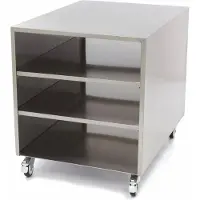 Maxima - Tavolo gastro-macchina - 60 x 80 cm - portata 120 kg - su ruote