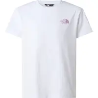The North Face Girl's Flora Relaxed S/S Tee T-shirt Bambini (XXL, bianco)
