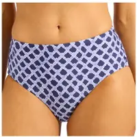 Seafolly Marseille High Waisted Pant Parte inferiore bikini Donna (36, blu/lilla)