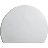 LINDBY Applique da esterni LED Selinel, bianca, Ø 23 cm, numero civico