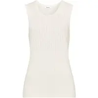 Tamaris top in maglia bianco - M