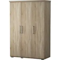 Meublorama Armadio 3 porte con guardaroba TOM - Rovere Sonoma