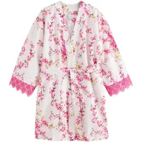 Ted Baker Vestaglia kiwi / verde erba / rosa / bianco