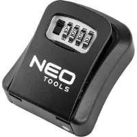 Neo Tools Cassetta di sicurezza per chiavi con codice numerico, cassetta portachiavi con codice numerico a 4 cifre, cassetta di sicurezza per chiavi esterna