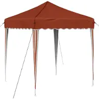 Syfax Tenda per feste a pop-up 195 x 195 x 245 cm Terracotta