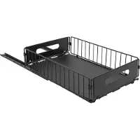 OEM Organizer estraibile, materiali resistenti, facile da installare, nero