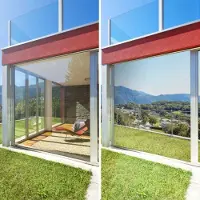 DIMEXACT - Pellicola a specchio totale su entrambi i lati rivolta vicino e lontano - argento in rotolo da 75 cm x 1,5 metro(i) -75 cm x 1.5 m - en Rouleau