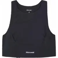 Nnormal Women's Trail Crop Top 02 Top Donna (S, nero)