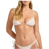 Seafolly Women's Mesh Effect Slide Tri Parte superiore bikini Donna (42, bianco)