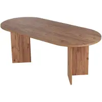 Hannah Home Tavolo da pranzo in legno "Sabella" 200 x 90 x 75 cm - Pino atlantico