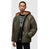 AllSaints Pegasis Puffer Coat Khaki/marsh Olive Taglia: M | Giacche invernali Outlet | Uomo | Verde