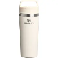Stanley The Café-To-Go Travel Mug 16oz, Cream Gloss 10-21324-0005 tazza da viaggio termica con tappo girevole, 470 ml