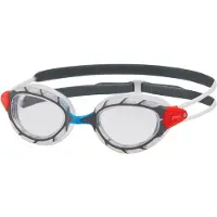 Zoggs Predator Occhialini da nuoto (Regular, grigio)
