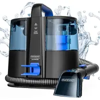 Monzana Lavatappeti Aspirapolvere Tappeto Lava Divano Moquette Auto con Doppio Serbatoio Aspira Liquidi Pulisci Tappezzeria Tubo da 1,2 m Raggio d´Azione 5,5 m