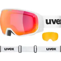 Uvex Race Mirror S2 + Green S1 Maschera da sci lilla